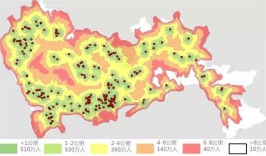 缓冲区（地理空间目标的一种影响范围）