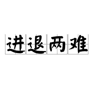 进退两难（汉语成语）