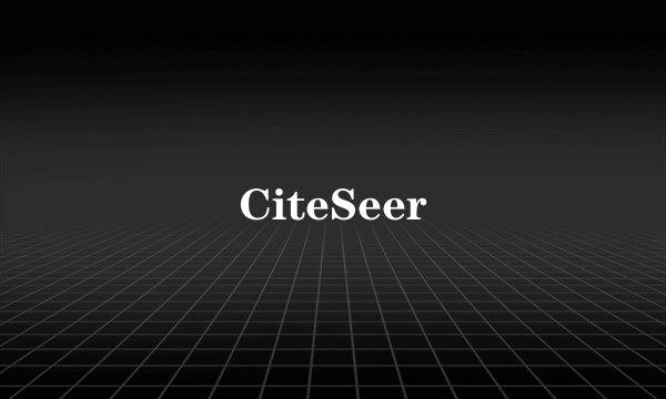 什么是CiteSeer