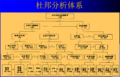 杜邦分析体系