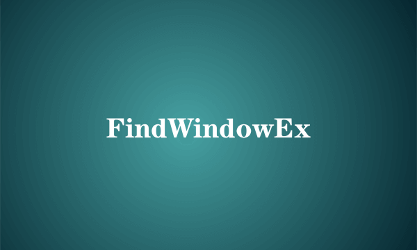 FindWindowEx