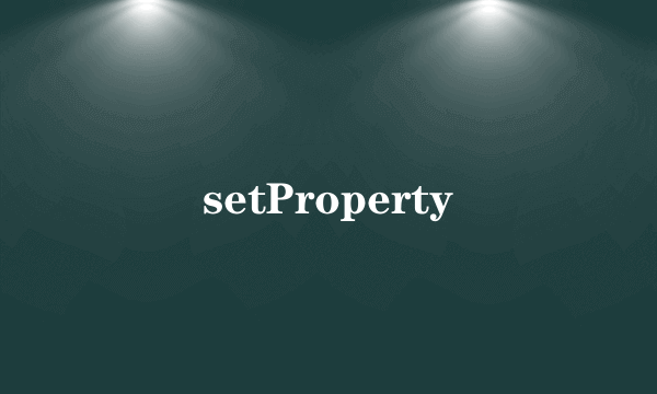 setProperty