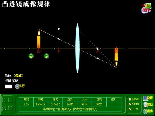 透镜成像规律