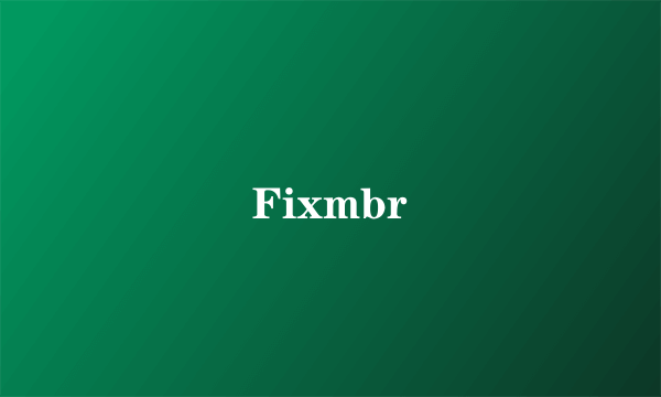 Fixmbr