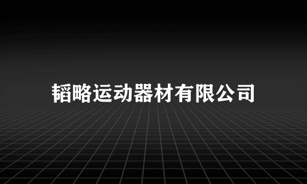 韬略运动器材有限公司