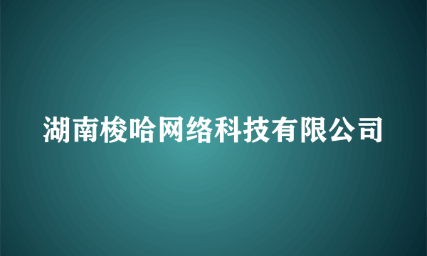 湖南梭哈网络科技有限公司