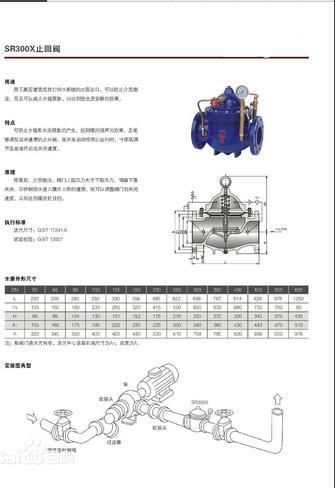 300x缓闭式止回阀