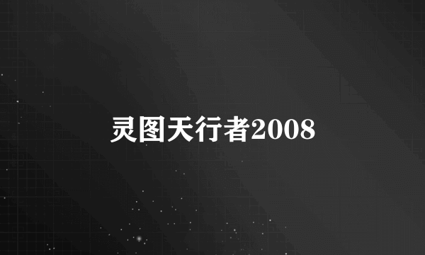 什么是灵图天行者2008