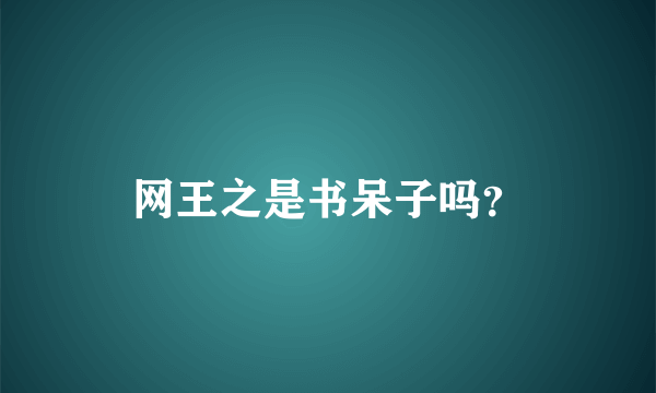 网王之是书呆子吗？