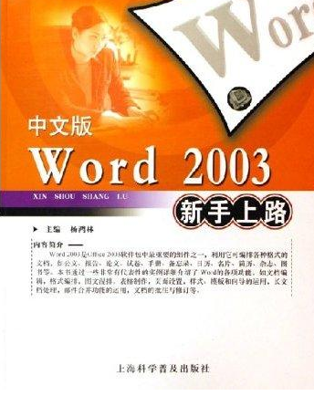 什么是中文版Word2003新手上路