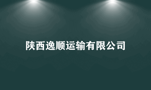 陕西逸顺运输有限公司