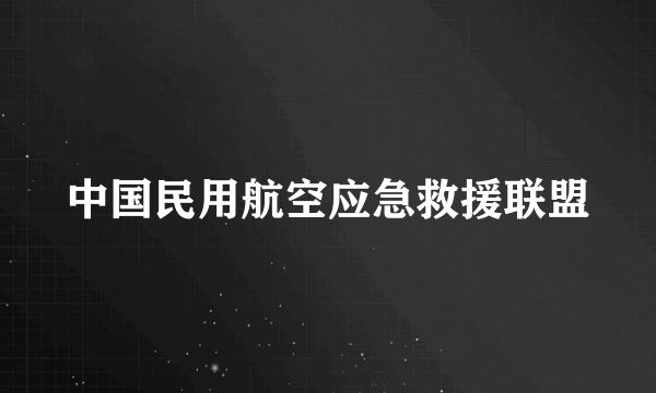 中国民用航空应急救援联盟