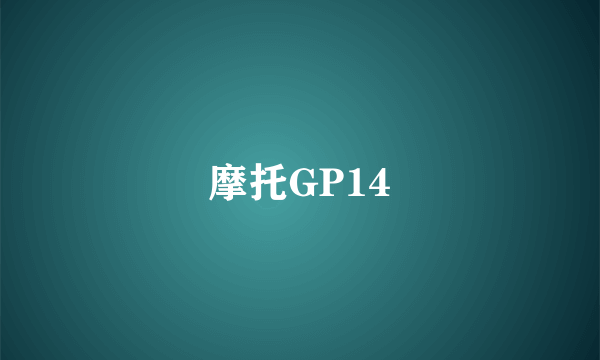 摩托GP14