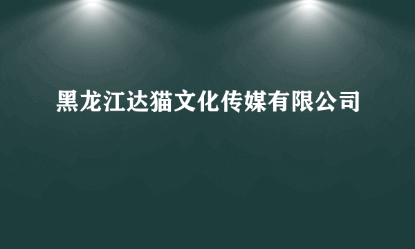 黑龙江达猫文化传媒有限公司