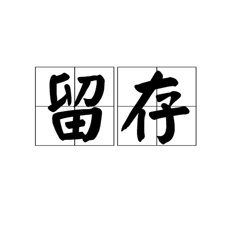 留存（词语）