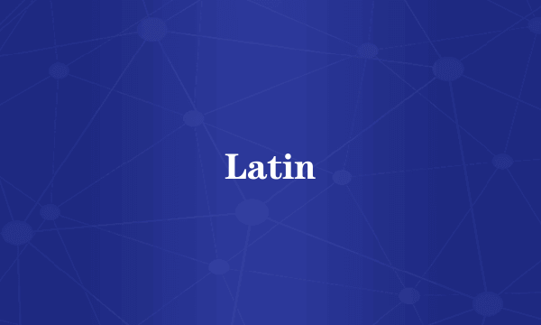 什么是Latin