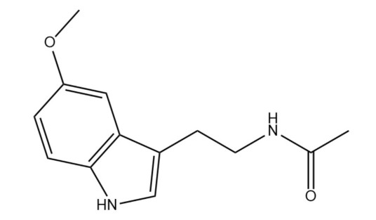 褪黑素（松果体产生的一种胺类激素）