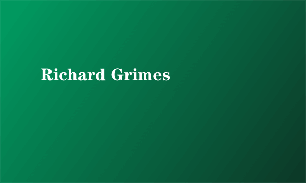 Richard Grimes