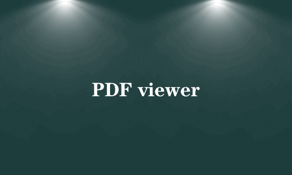 PDF viewer