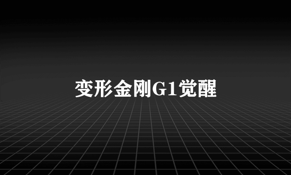 变形金刚G1觉醒