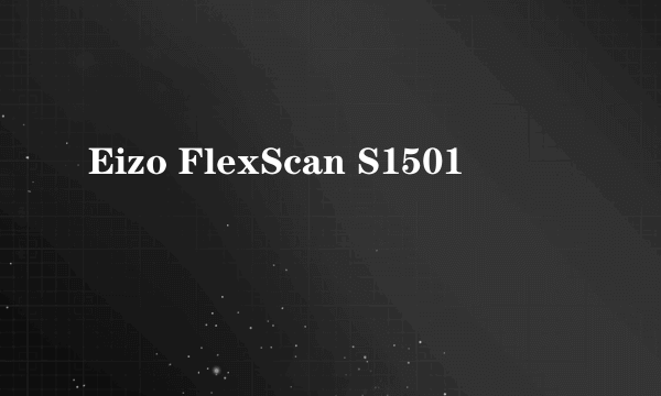 Eizo FlexScan S1501