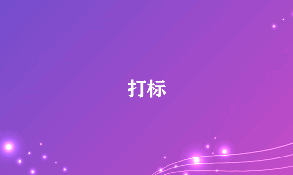 打标