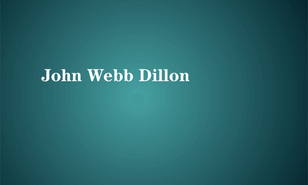 John Webb Dillon