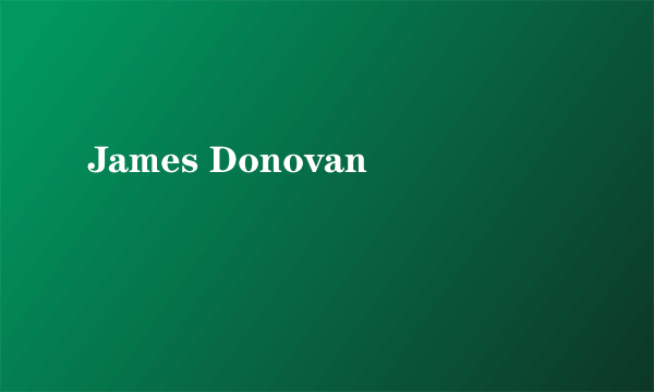 James Donovan