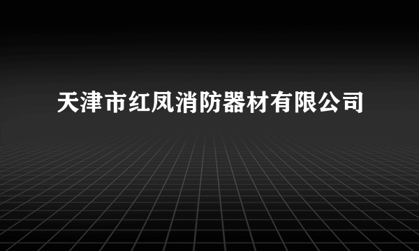 天津市红凤消防器材有限公司