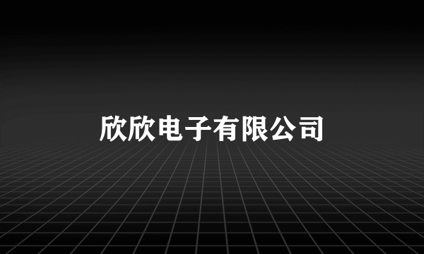 欣欣电子有限公司