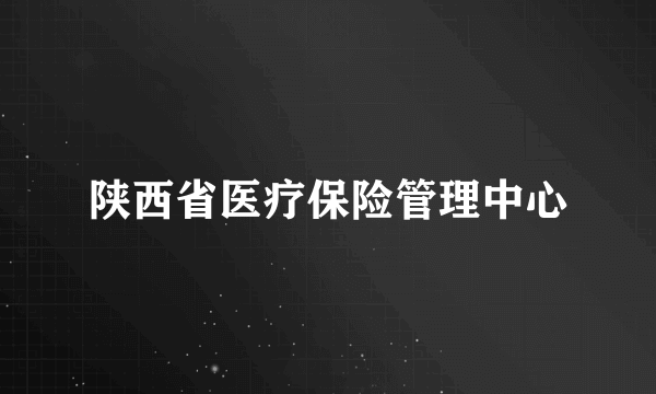 陕西省医疗保险管理中心