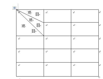 什么是斜线表头