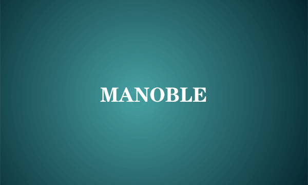 MANOBLE