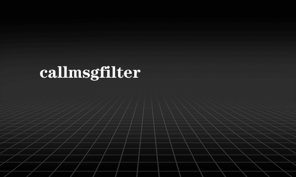 callmsgfilter