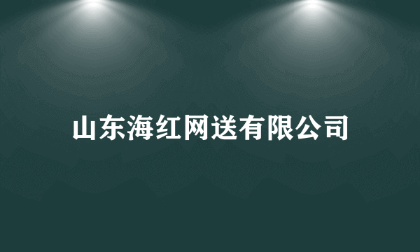 山东海红网送有限公司