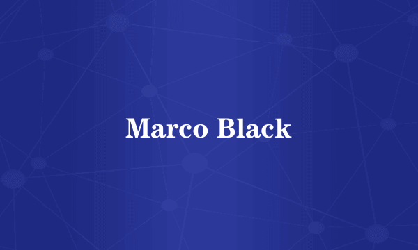 Marco Black