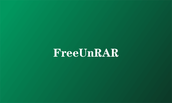 FreeUnRAR