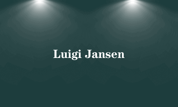 Luigi Jansen