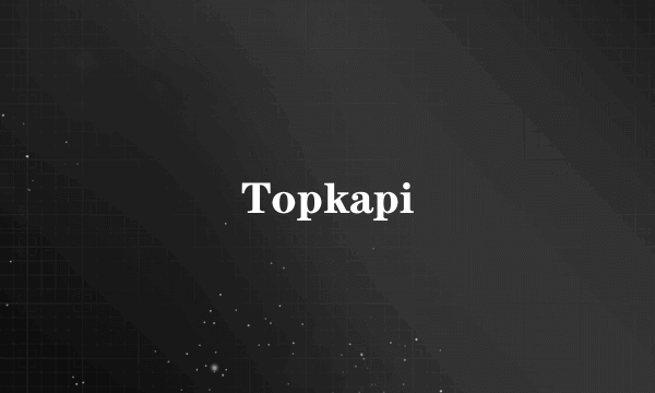 什么是Topkapi