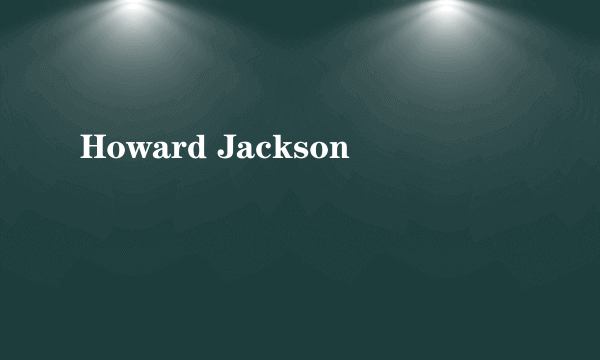 Howard Jackson