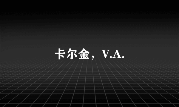 卡尔金，V.A.