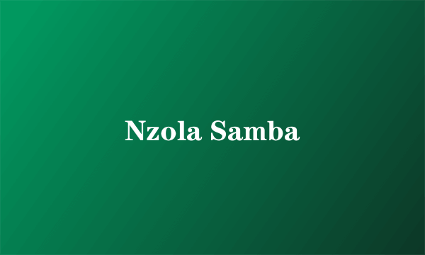 Nzola Samba