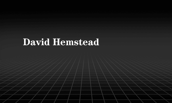 David Hemstead