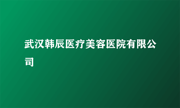 武汉韩辰医疗美容医院有限公司