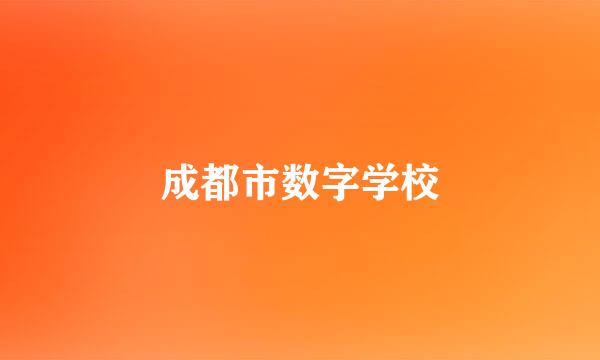 成都市数字学校