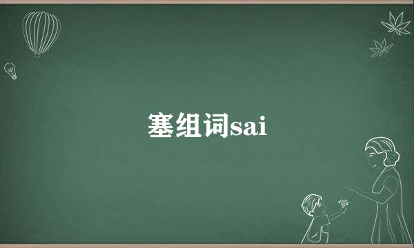 塞组词sai