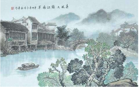 京口瓜洲一水间,钟山只隔数重山是什么意思