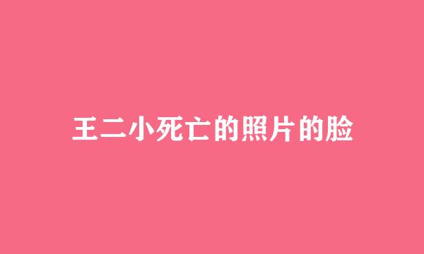 王二小死亡的照片的脸