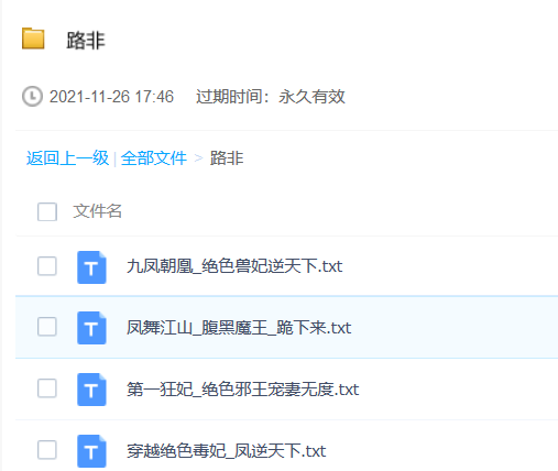 路非的全部小说，百度云