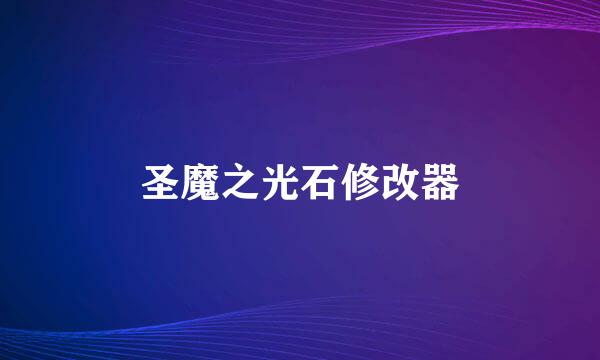 圣魔之光石修改器